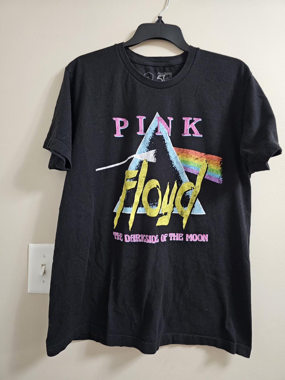 Pink Floyd Dark Side of the Moon 50th Anniversary Tee - Size L